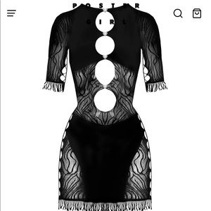 POSTER GIRL - MIRANDA DRESS IN BLACK